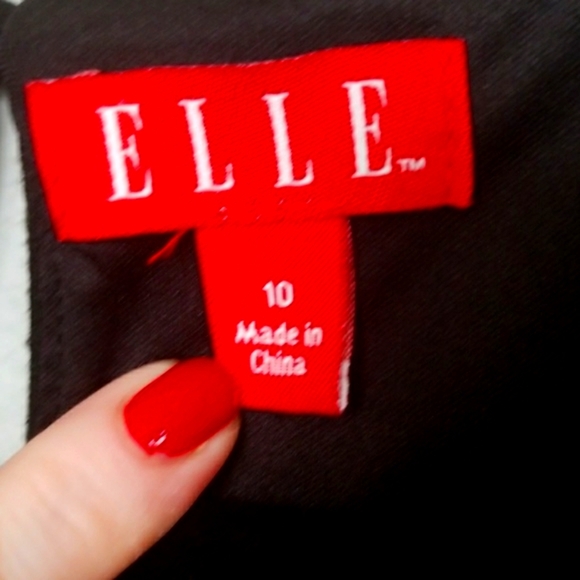 Elle Romantic Sweet Twee Velvet Flocked lace print sleeveless dress size 10 - Picture 3 of 7